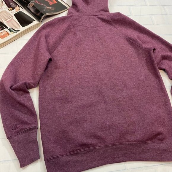 Champion Women's Hoodie Sweater Pullover Purple‎ - Picture 10 of 10